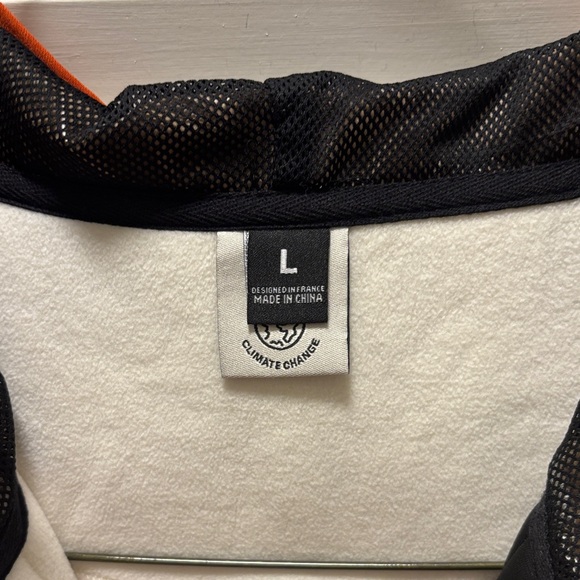 Cream and Tan Fleece Jacket - Picture 4 of 5